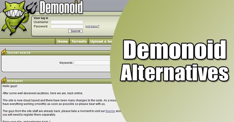 Demonoid Alternatives: Best Torrent sites Like Demonoid